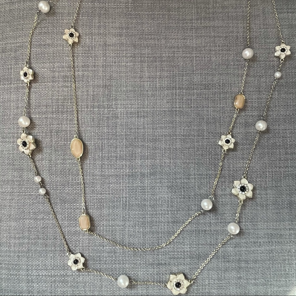 Anne Taylor Factory Layered Flyer Long Necklace